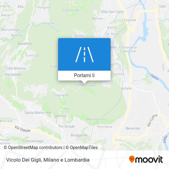 Mappa Vicolo Dei Gigli