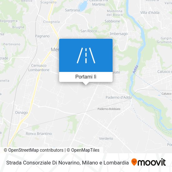 Mappa Strada Consorziale Di Novarino