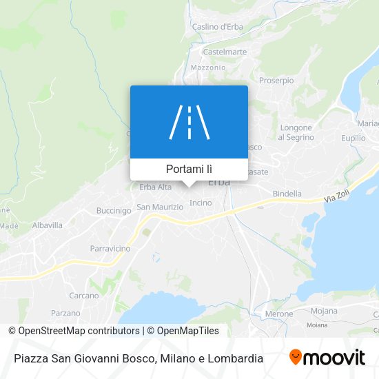 Mappa Piazza San Giovanni Bosco
