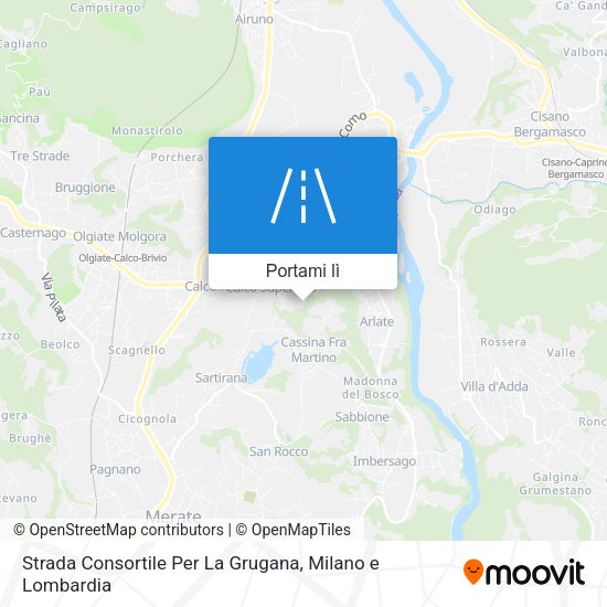 Mappa Strada Consortile Per La Grugana