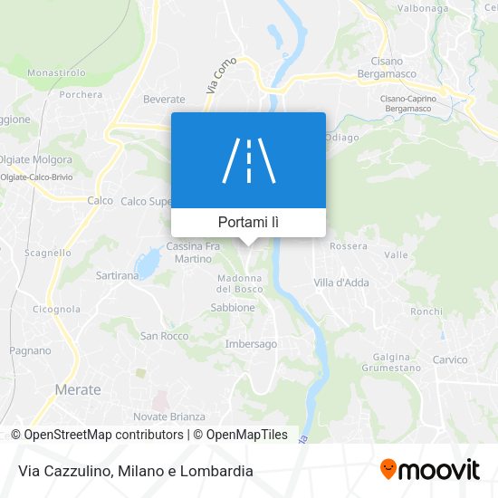 Mappa Via Cazzulino
