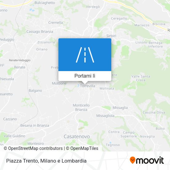 Mappa Piazza Trento