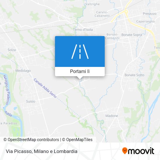 Mappa Via Picasso