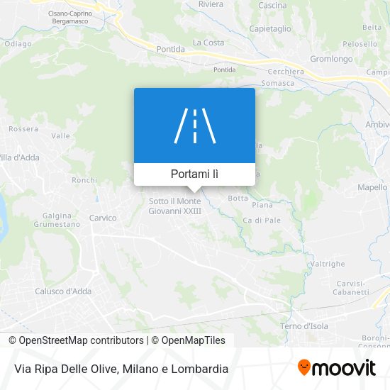 Mappa Via Ripa Delle Olive