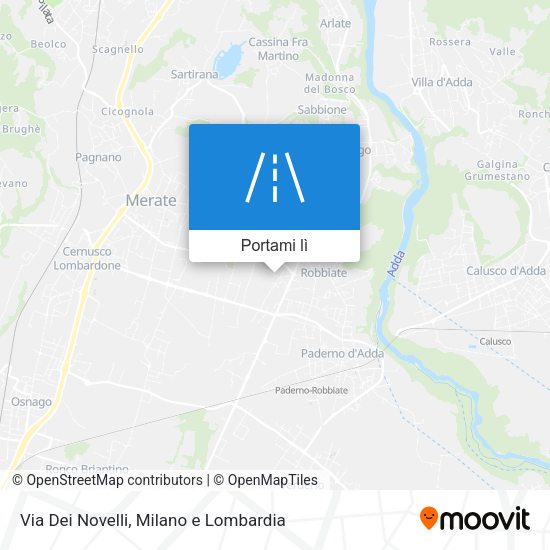 Mappa Via Dei Novelli