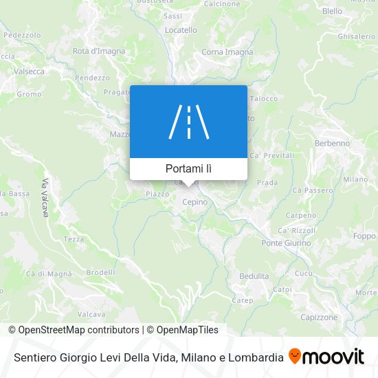Mappa Sentiero Giorgio Levi Della Vida