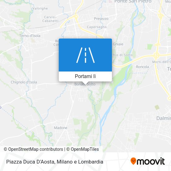 Mappa Piazza Duca D'Aosta