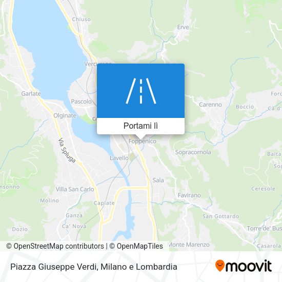 Mappa Piazza Giuseppe Verdi