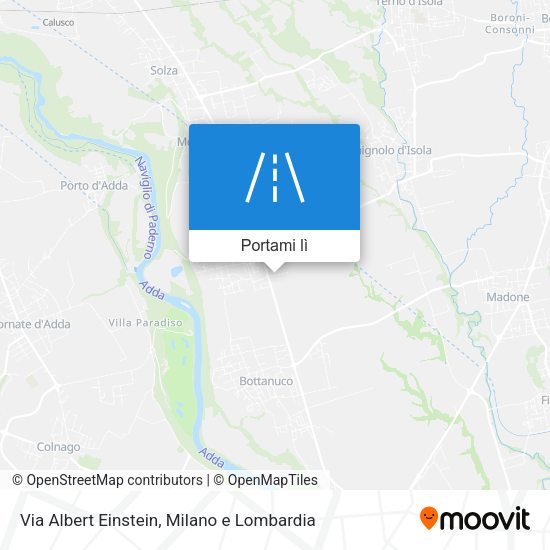 Mappa Via Albert Einstein