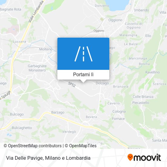 Mappa Via Delle Pavige
