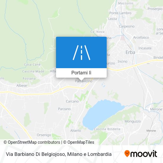 Mappa Via Barbiano Di Belgiojoso