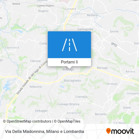 Mappa Via Della Madonnina