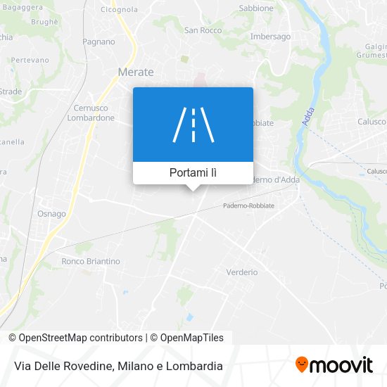 Mappa Via Delle Rovedine