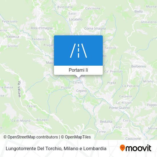 Mappa Lungotorrente Del Torchio