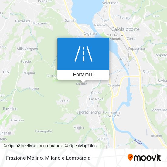 Mappa Frazione Molino