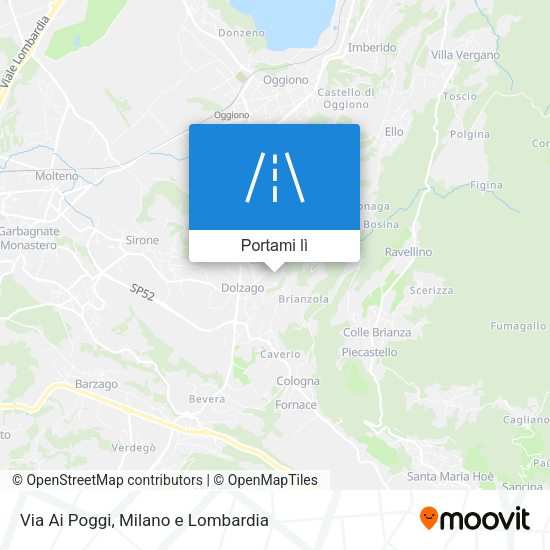 Mappa Via Ai Poggi