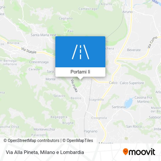 Mappa Via Alla Pineta