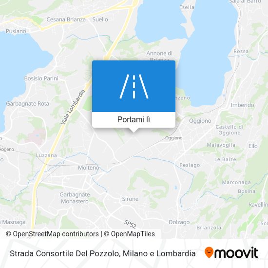 Mappa Strada Consortile Del Pozzolo