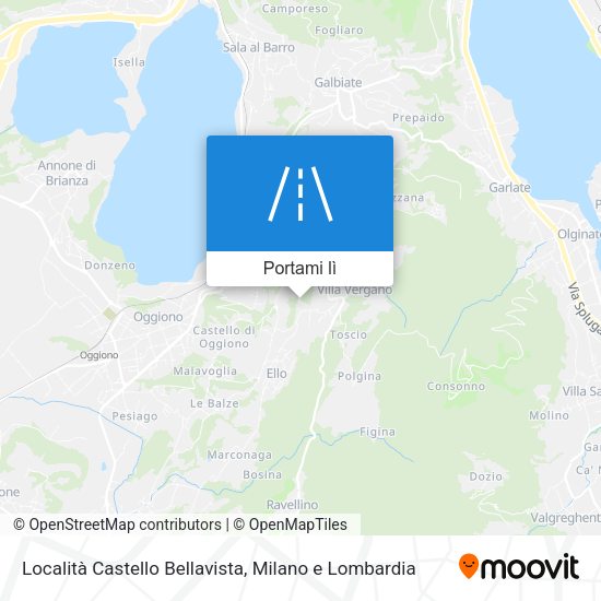Mappa Località Castello Bellavista