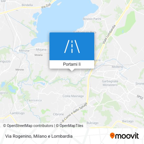 Mappa Via Rogenino