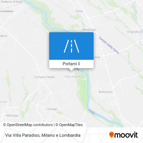 Mappa Via Villa Paradiso