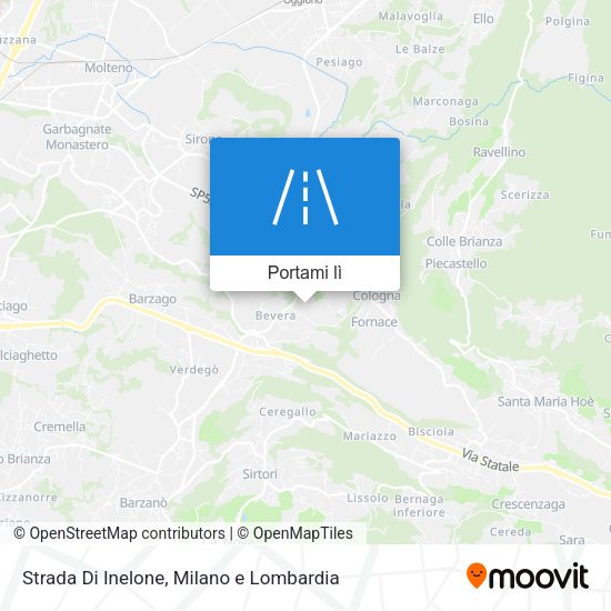 Mappa Strada Di Inelone