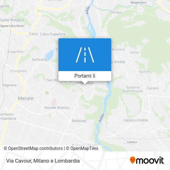Mappa Via Cavour