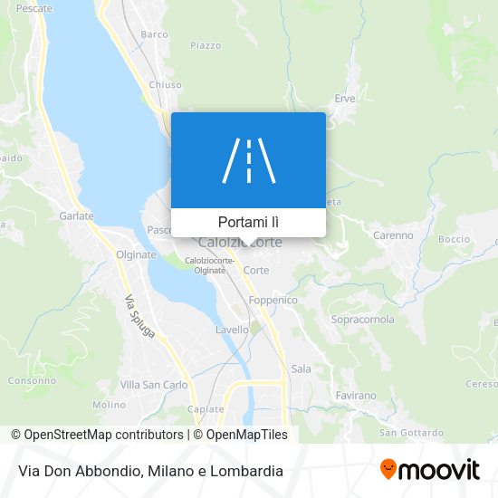 Mappa Via Don Abbondio