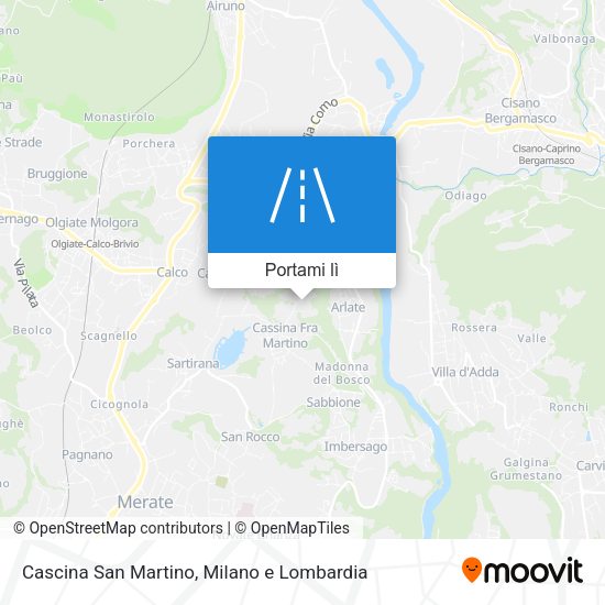 Mappa Cascina San Martino