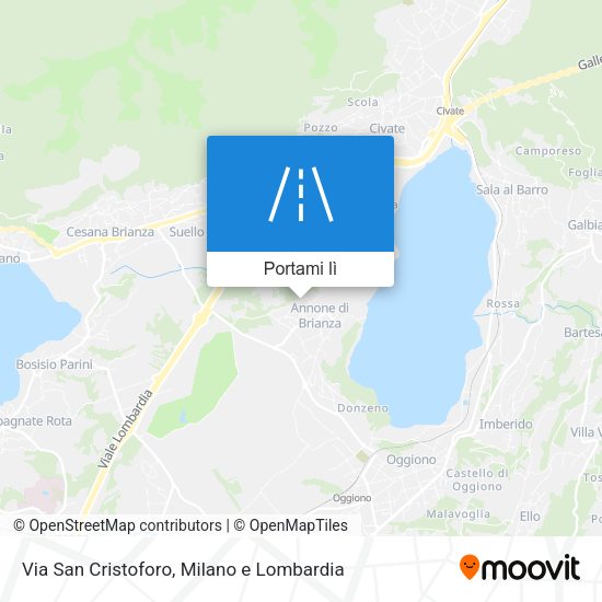 Mappa Via San Cristoforo