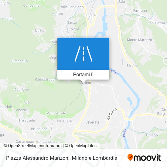 Mappa Piazza Alessandro Manzoni
