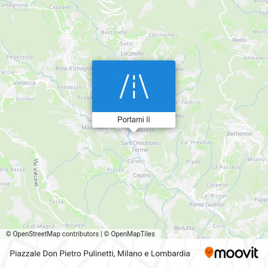 Mappa Piazzale Don Pietro Pulinetti