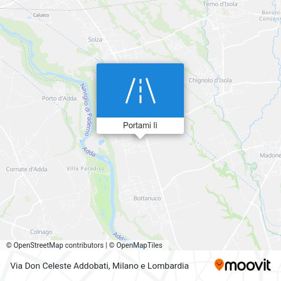 Mappa Via Don Celeste Addobati