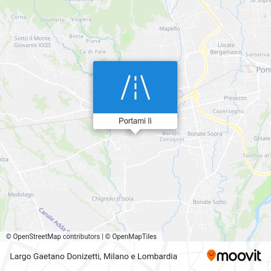 Mappa Largo Gaetano Donizetti