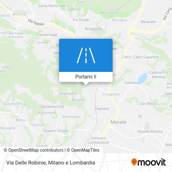 Mappa Via Delle Robinie