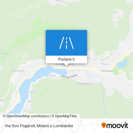 Mappa Via Don Fogaroli