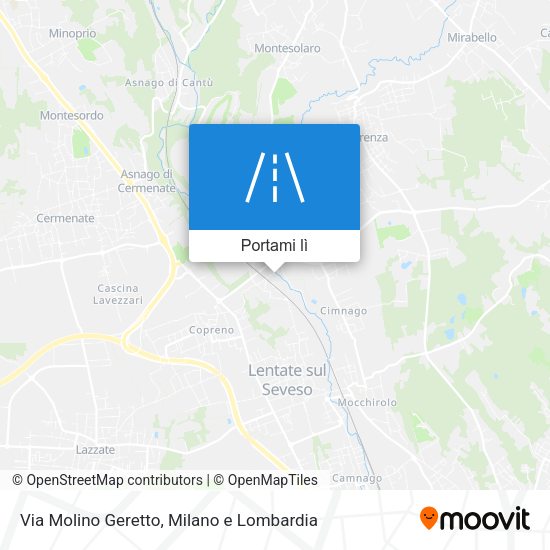 Mappa Via Molino Geretto