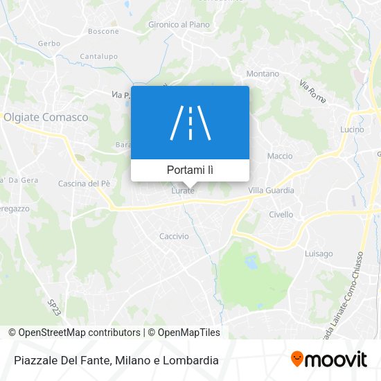 Mappa Piazzale Del Fante