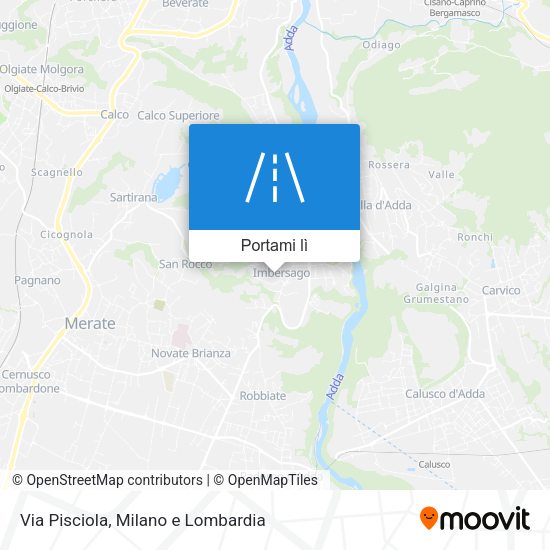 Mappa Via Pisciola