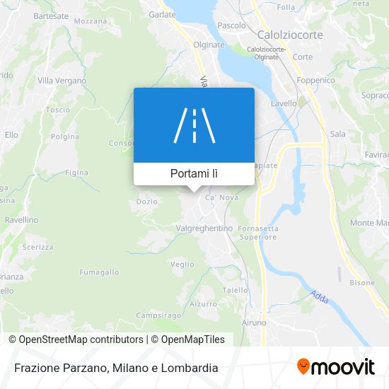 Mappa Frazione Parzano