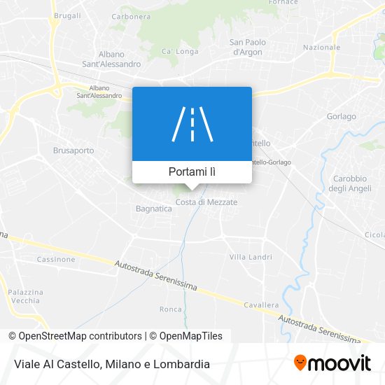 Mappa Viale Al Castello