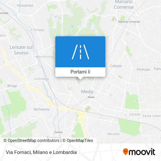 Mappa Via Fornaci