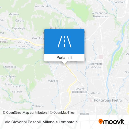 Mappa Via Giovanni Pascoli
