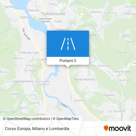 Mappa Corso Europa