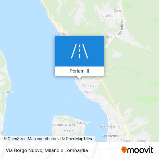 Mappa Via Borgo Nuovo