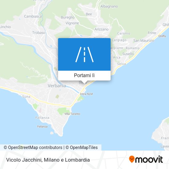 Mappa Vicolo Jacchini