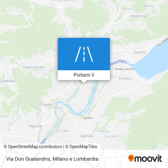 Mappa Via Don Gualandris