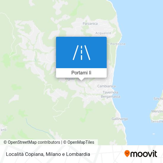 Mappa Località Copiana