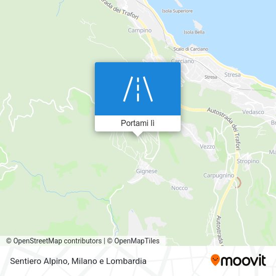 Mappa Sentiero Alpino