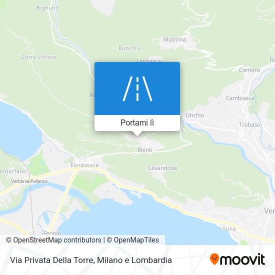 Mappa Via Privata Della Torre